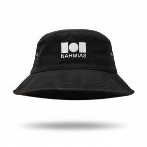 NAHMIAS Black Logo Bucket Hat